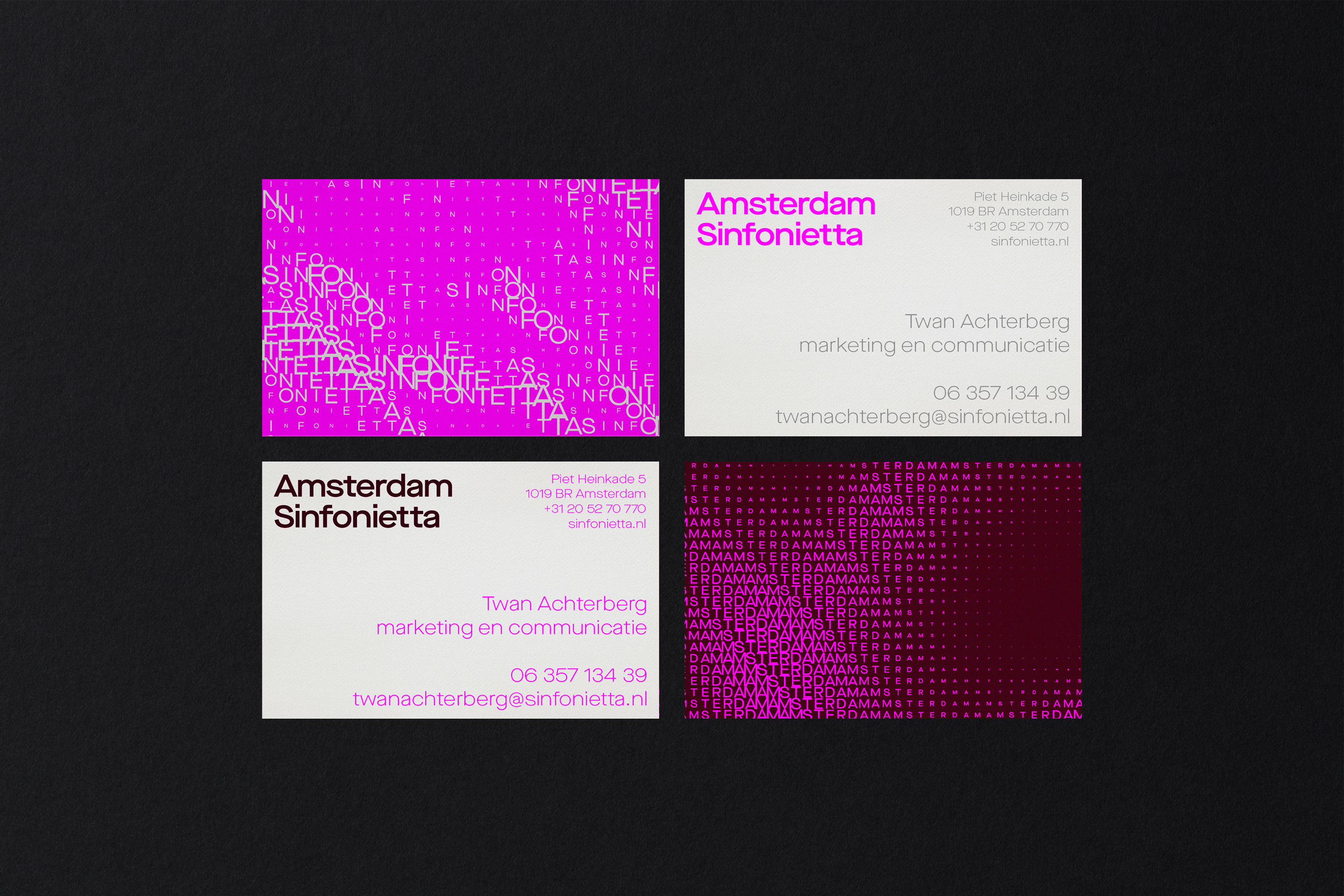 Amsterdam Sinfonietta Businesscards