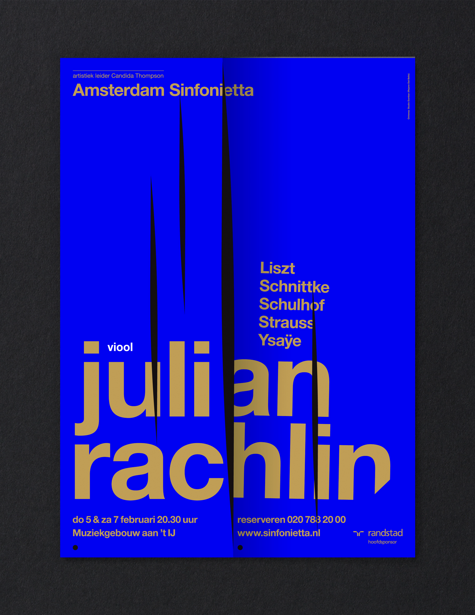 Amsterdam Sinfonietta Posters Julian Rachlin