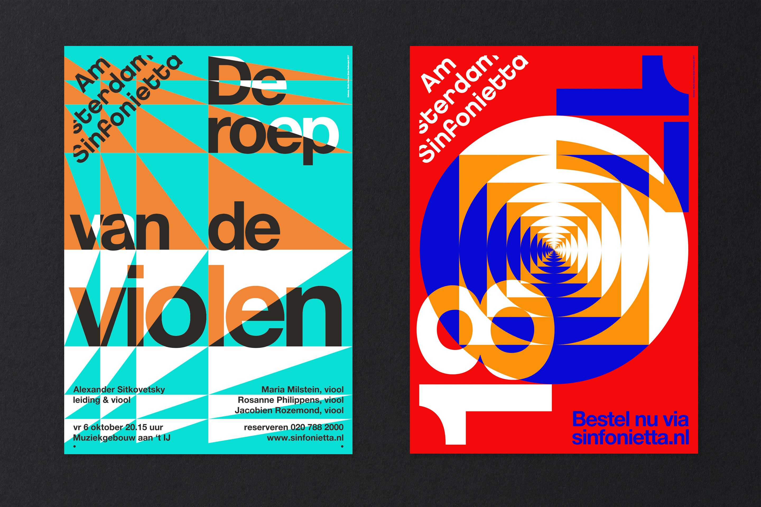 Amsterdam Sinfonietta Posters van de Violen