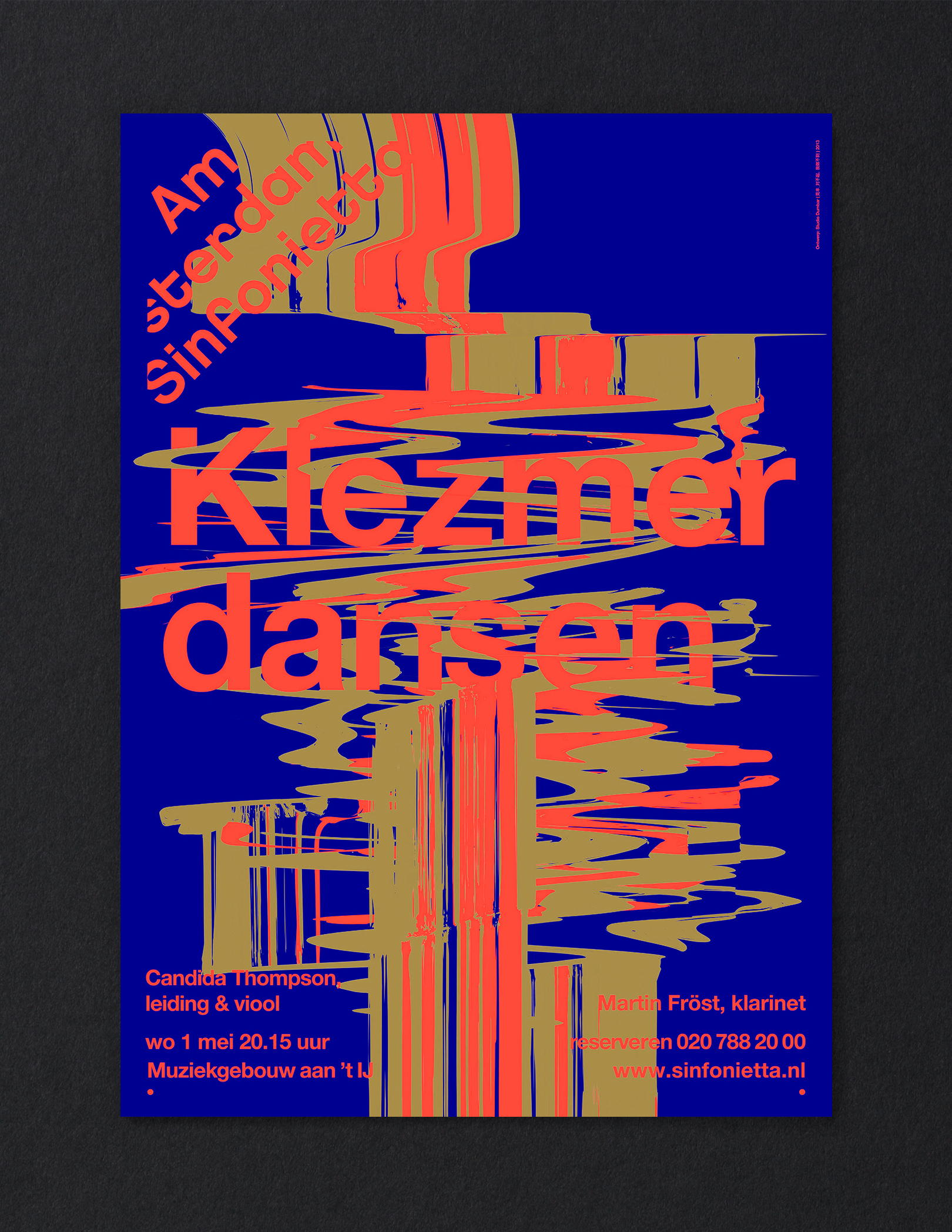 Amsterdam Sinfonietta Posters Kiezmer Dansen