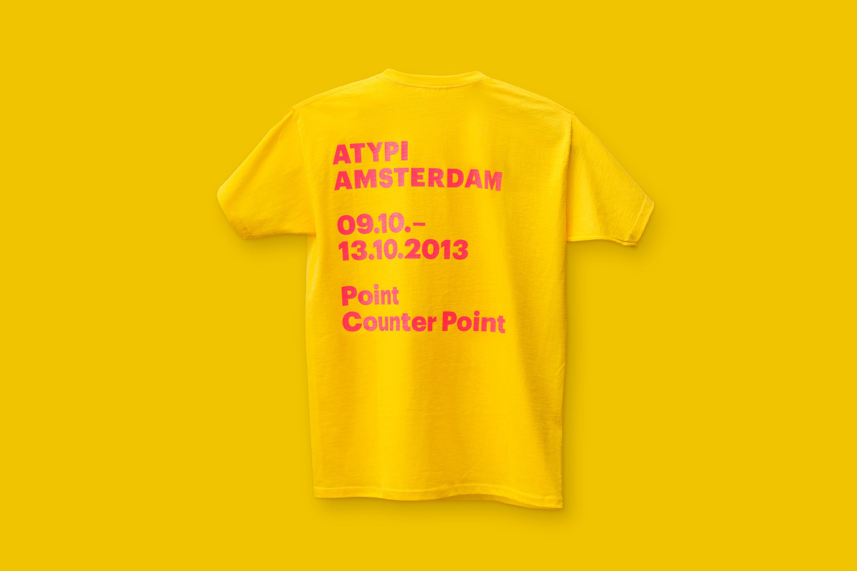 studio dumbar event design branding for ATypI the international type association tshirt design