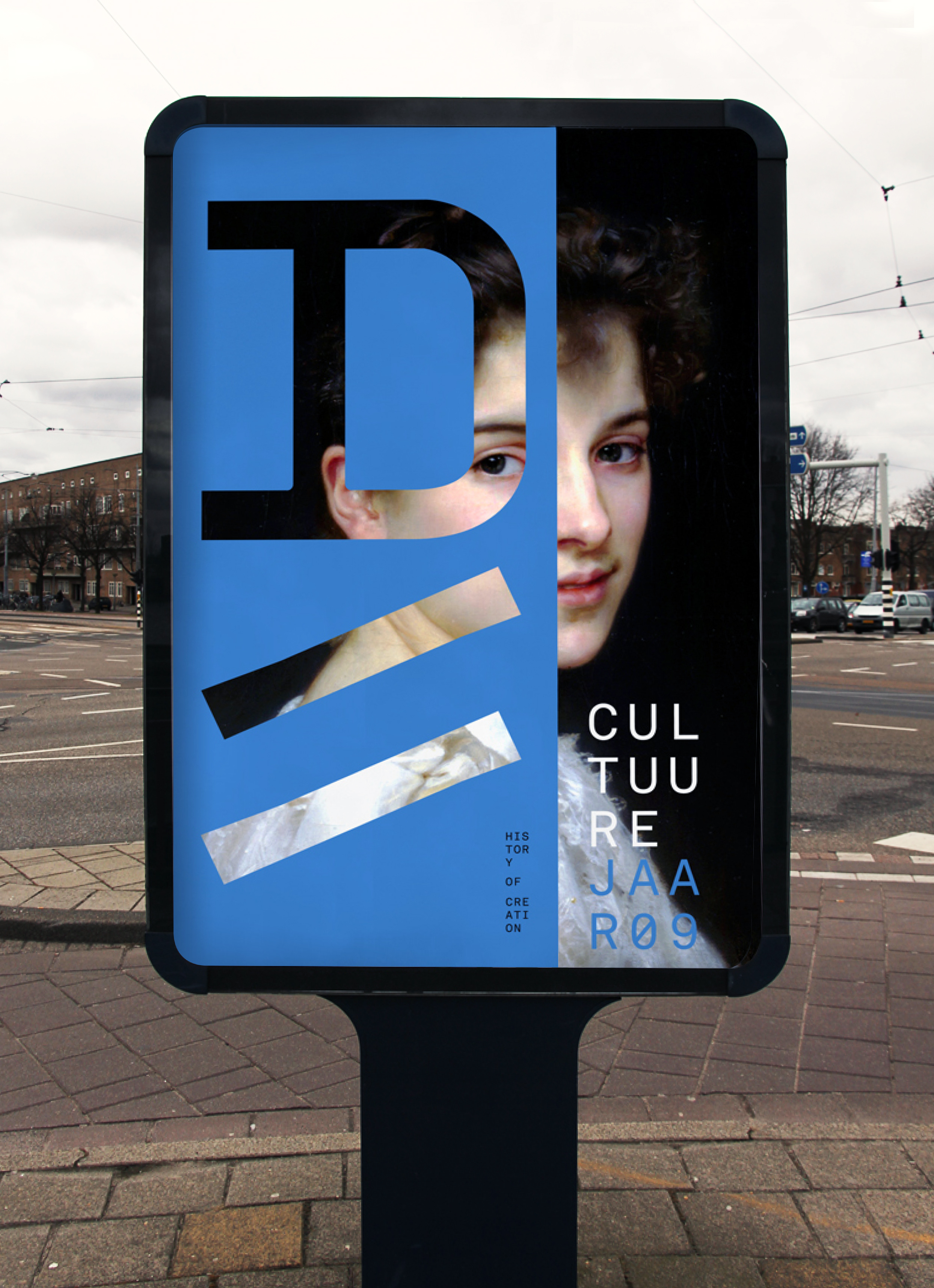 studio dumbar design visual brand identity Delft City Marketing poster design