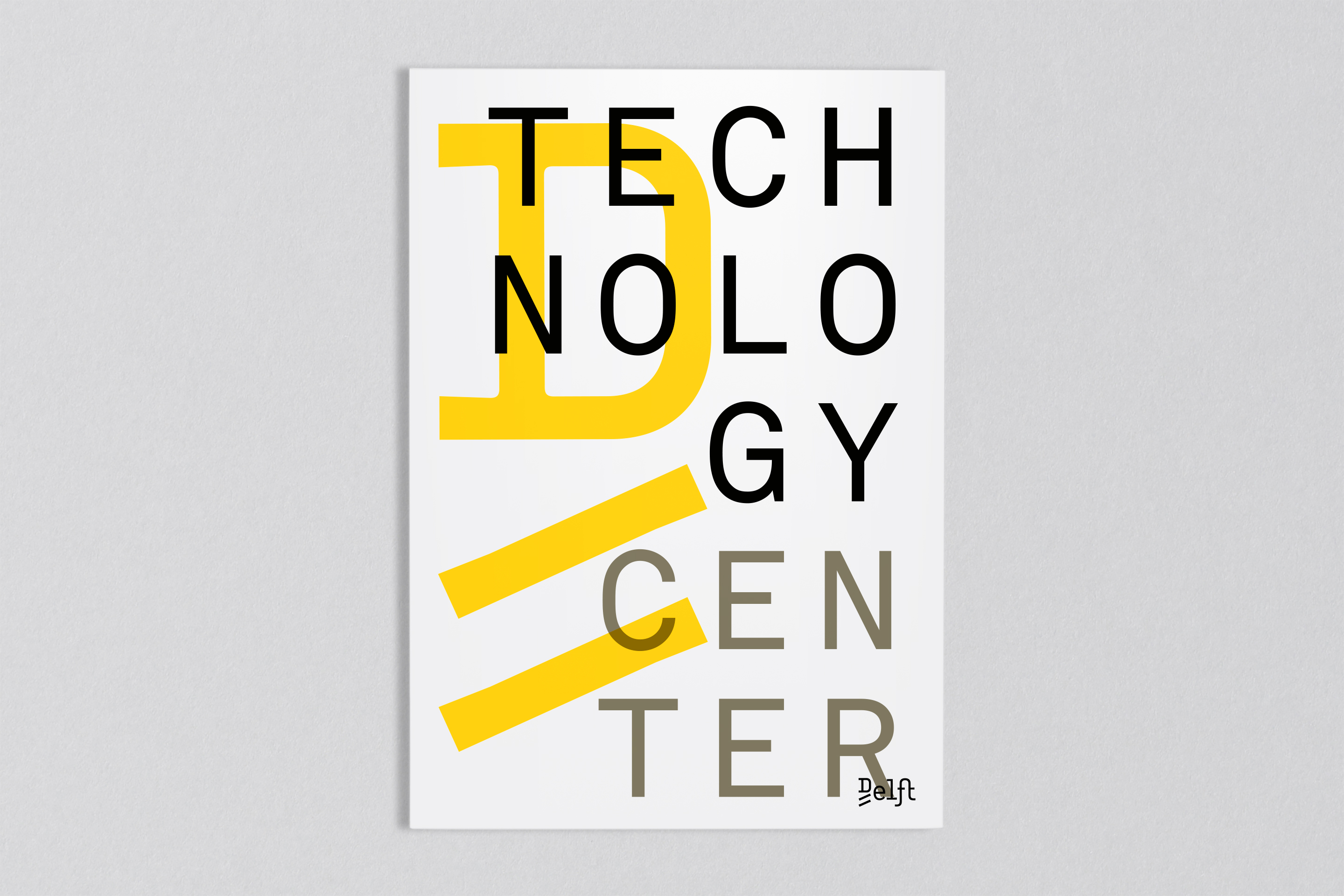 studio dumbar design visual brand identity Delft City Marketing poster design