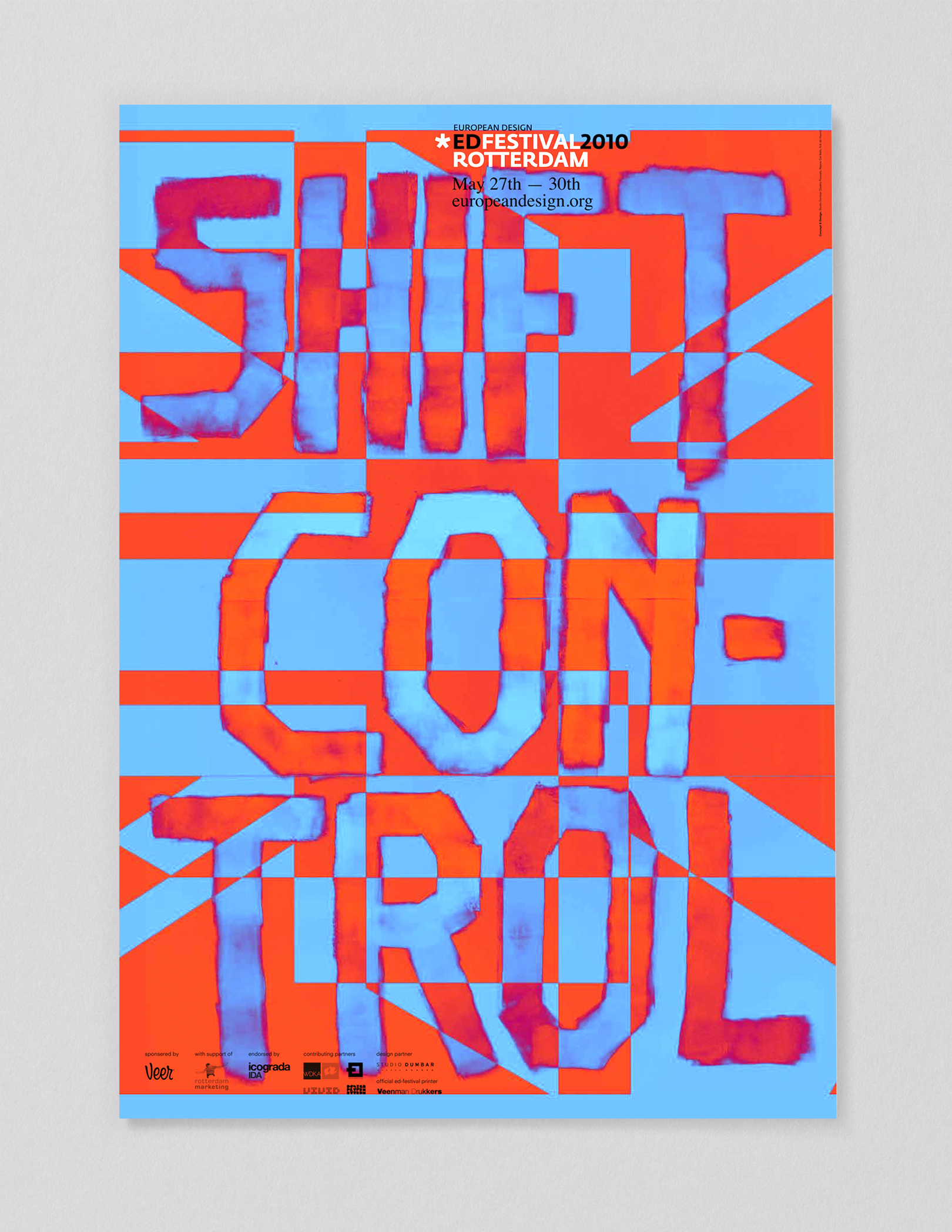 studio dumbar event design branding for European Design Festival poster design