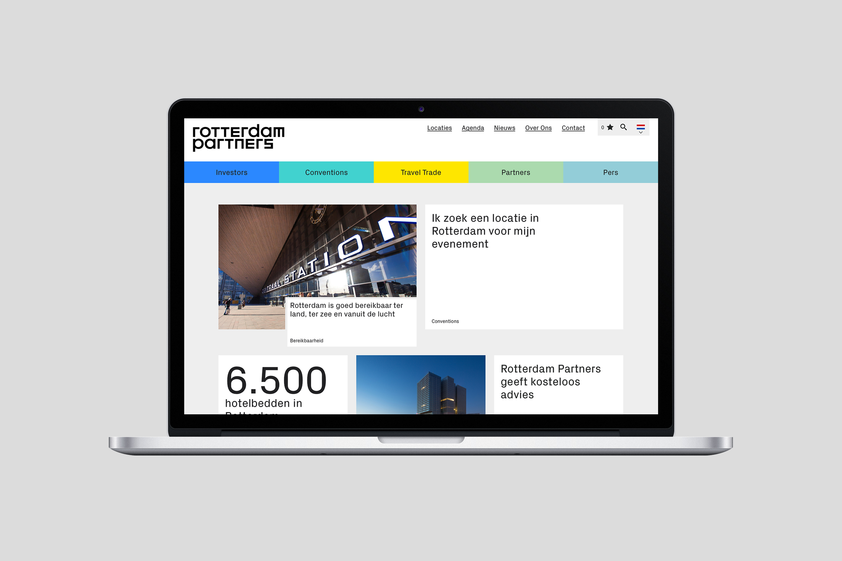 Rotterdam Partners Studio Dumbar Website