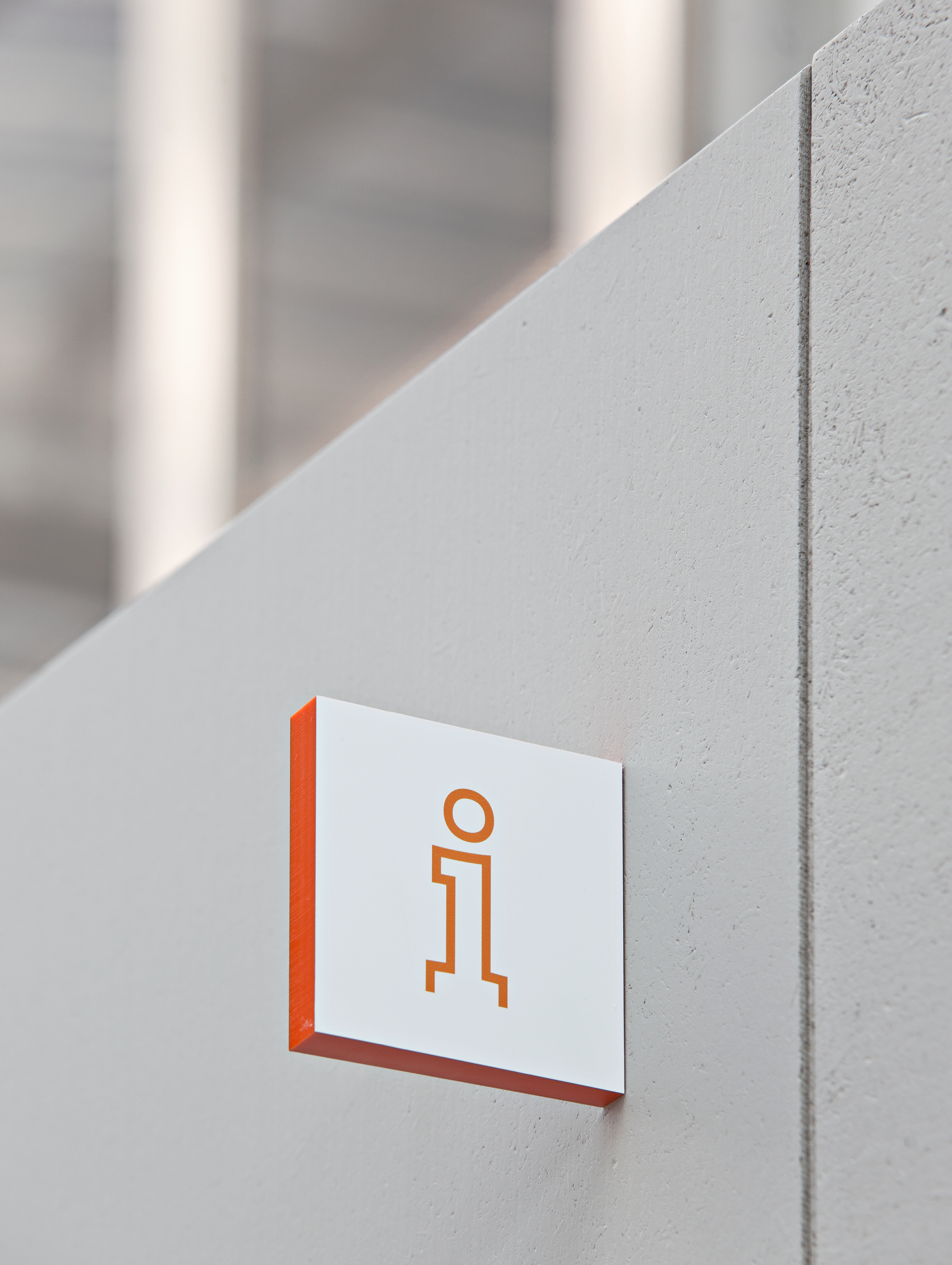 studio dumbar designs sustainable signage for TNT Green Office headquarters icon design